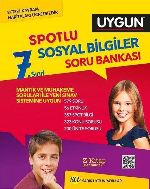 7.Sınıf Spotlu Sosyal Bilgiler Kavram Haritası Soru Bankası