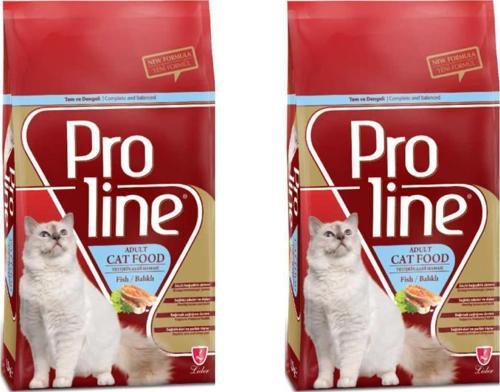 Prolıne Balıklı Yetişkin Kedi Maması 1,5 Kg 2 Adet