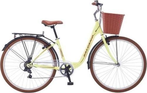 Cambridge 700 Unısex 28"Jant 21 Vites VR Sepetli Şehir Bisikleti Krem Kahverengi
