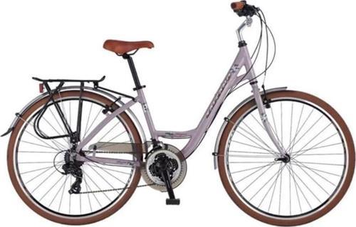Sarajevo 700 Unisex V Fren 28" Jant 21 Vites Şehir Bisikleti Açık Pembe Beyaz