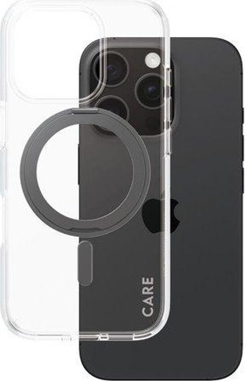 Care by iPhone 16 Pro, Feature Kickstand & MagSafe, Siyah, Kılıf