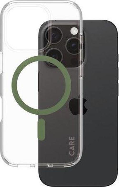 Care by iPhone 16 Pro, Flagship Urban Combat MagSafe, Yeşil, Kılıf