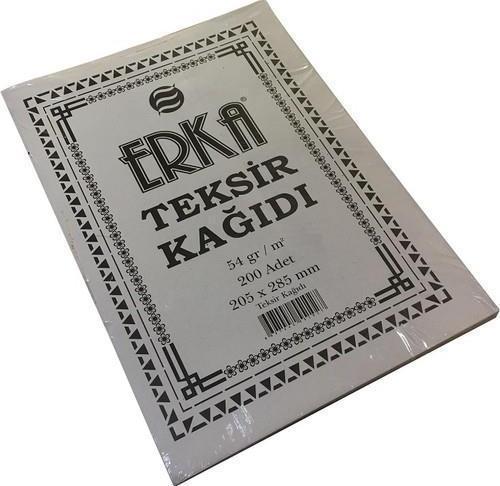 Teksir Kağıt A-4 200 Lü 54 Gr