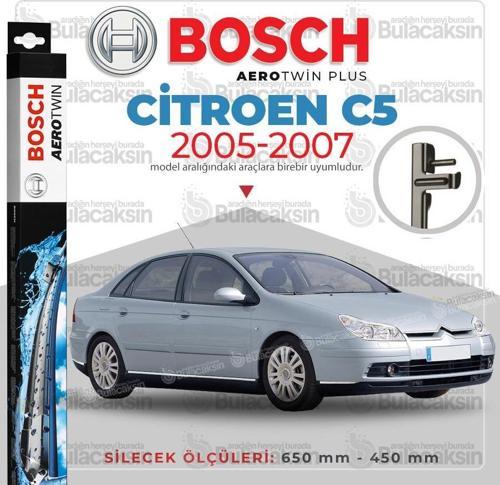 Citroen C5 Muz Silecek Takımı (2005-2007) Bosch Aerotwin