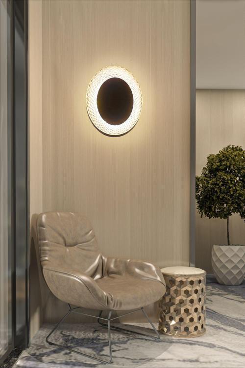 24 Watt Beyaz Işık Kendinden Ledli İç Ve Dış Mekan, Balkon, Banyo, Teras, Kamelya, Veradanda Apliği