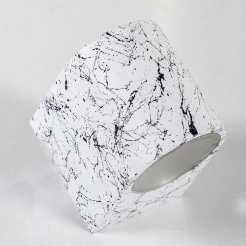 7 Watt Gün Işığı Ledli Mermer Desenli Iç - Dış Mekan Dekoratif Modern Lüks Aplik Bahçe Aplik