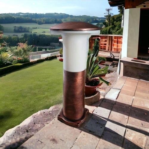 10 Watt Gün Işığı Bakır Eskitme Mantar Armatür, Bahçe Duvar, Çim, Yürüyüş Yolu, Set Üstü Aplik