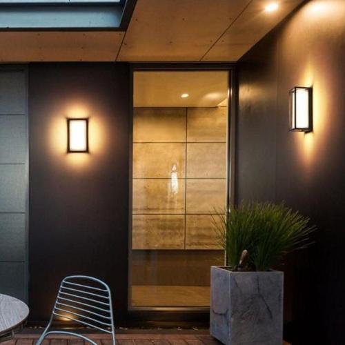 2 Adet 24 Watt, Gün Işığı Kapı Giriş Apliği, Bahçe Kapı, Duvar Apliği, Banyo, Nemli Alan Armatürü