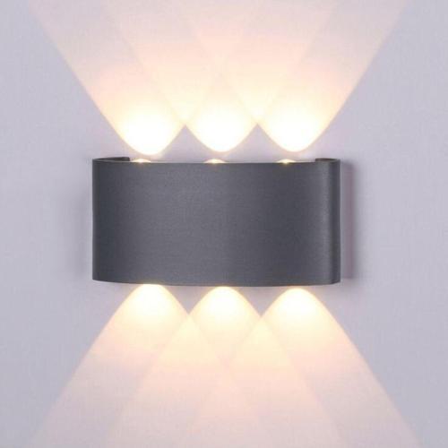 Uranüs Antrasit Kasa 10 Watt Gün Işığı Iç Dış Mekan Dekoratif Led Aplik