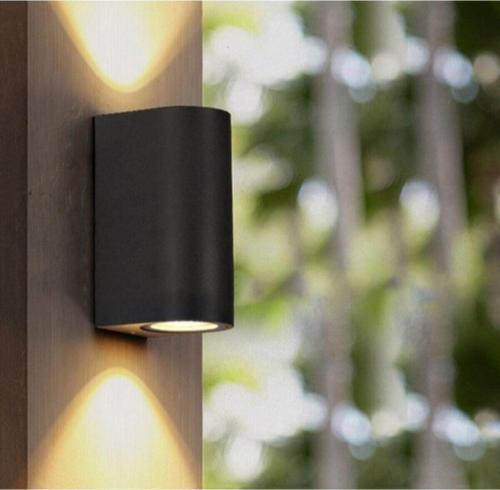 Dekoratif Şık Çift Yönlü Led Ampullü Duvar Aplik Iç Ve Dış Mekan Ip 65 Bahçe Aydınlatma