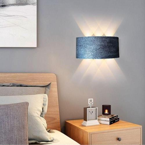 Gümüş Eskitme 10 Watt Günışığı Ledli  Dekoratif Işık Süzmeli İç Ve Dış Mekan Led Aplik, Led Armatür