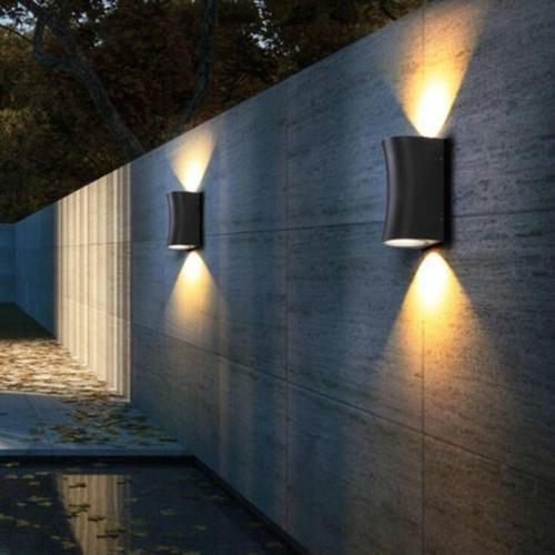 Nanna Gün Işığı Ledli Modern Çift Yönlü Iç Ve Dış Mekan Bahçe Teras Duvar Apliği, Modern Armatür