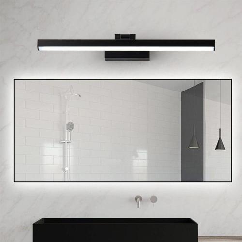 Oynar Başlı 60 Cm, 12 Watt Beyaz Işık Kuğu Aplik, Ayna Tablo Üstü Kuğu Armatür, Modern Led Aplik,