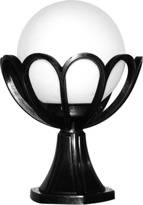 Set Üstü Yarım Çiçek 1. Kalite Plastik Bahçe Ve Dış Mekan Aydınlatma Armatürü