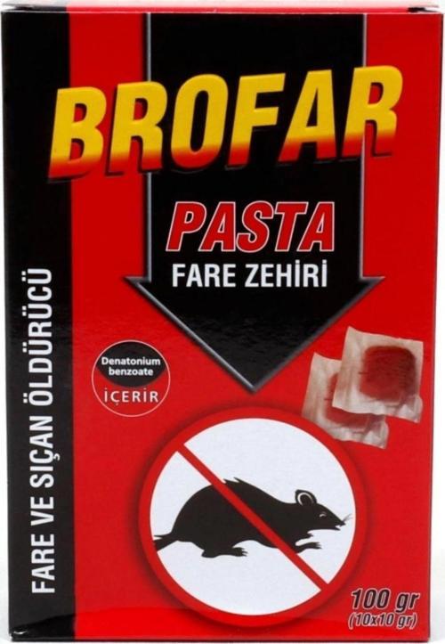 Pasta Şeklinde Fare Ze.hiri 100 gr x 2 Adet