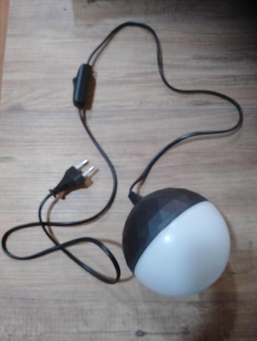 1,5 Metre Kablolu, Arapuatalı, Fişli, 25 Watt Beyaz Işık Led Ampul, Kendin Yap Avize,Lambader Ampulü