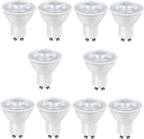 10 Adet 7 W Gün Işığı 1. Sınıf Gu10 Duy Led Ampul - 3000 Kelvin