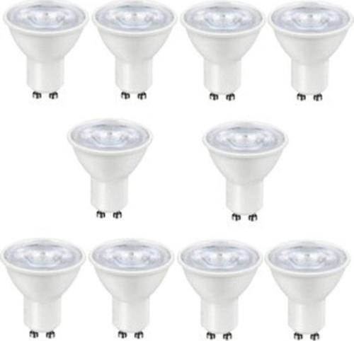 10 Adet Adet Gu10 Duylu 7 Watt Gün Işığı Led Ampul 10'Lu Paket