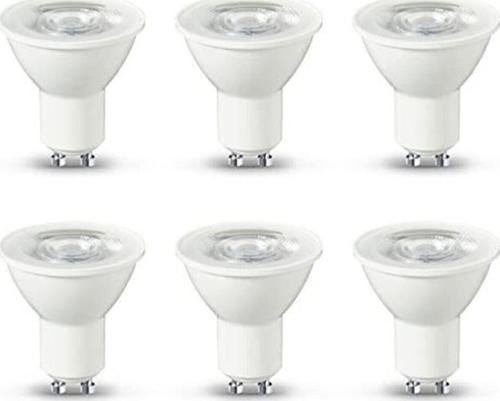 6 Adet Gu10 Duylu 7 Watt Gün Işığı Led Ampul