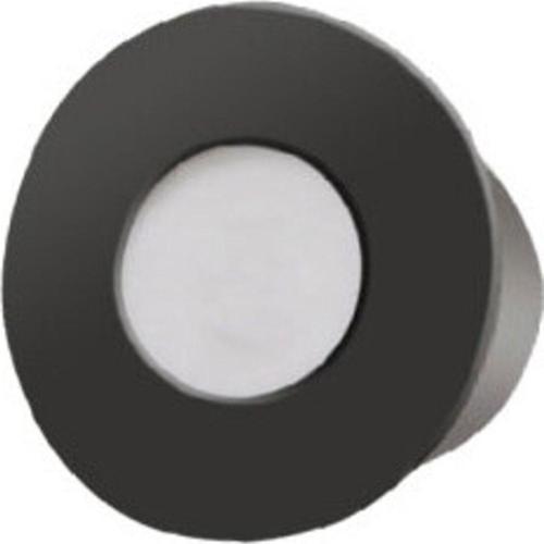 Mat Siyah Metal Kasa, 3 Watt Yuvarlak Sensörsüz Gün Işığı İç Mekan Merdiven Ve Basamak Armatürü
