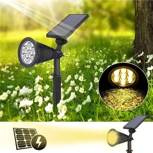 Ultra Kaliteli Solar Armatür, 7 Watt Gün Işığı Güneş Enerjili Çim, Çiçek, Ağaç Aydınlatma Armatürü