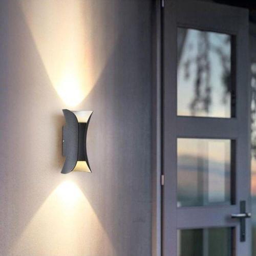Bonima Pc Kasa, 10 Watt Gün Işığı Dekoratif Led Aplik, Bahçe, Teras, Villa Dış Cephe Armatürü
