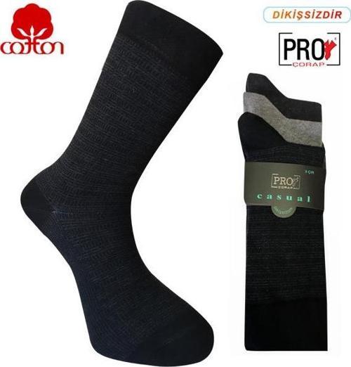 8501-1 Penye Casual 3'lü Erkek Çorabı