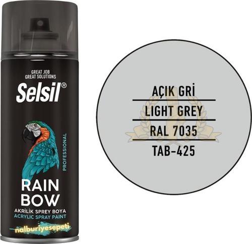 Rainbow Akrilik Sprey Boya AÇIK GRİ 400 ml. - RAL7035