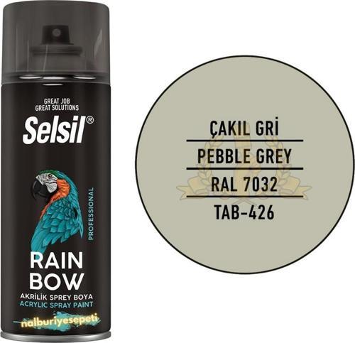 Rainbow Akrilik Sprey Boya ÇAKIL GRİ 400 ml. - RAL7032