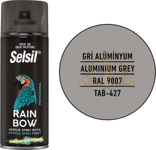 Rainbow Akrilik Sprey Boya GRİ ALÜMİNYUM 400 ml. - RAL9007