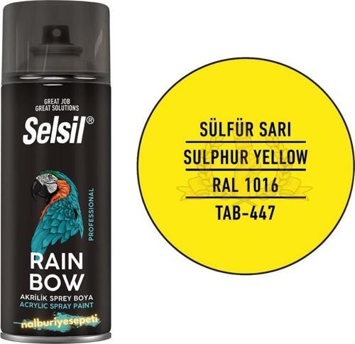 Rainbow Akrilik Sprey Boya SÜLFÜR SARISI 400 ml. - RAL1016