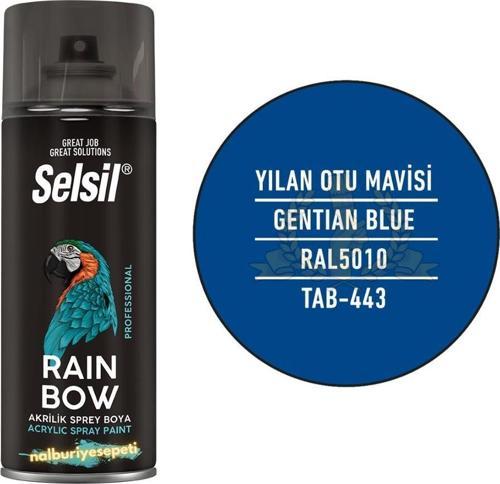 Rainbow Akrilik Sprey Boya YILAN OTU MAVİSİ 400 ml. - RAL5010