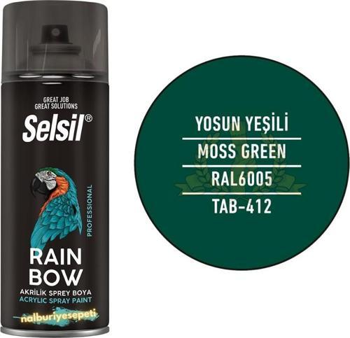 Rainbow Akrilik Sprey Boya YOSUN YEŞİL 400 ml. - RAL6005