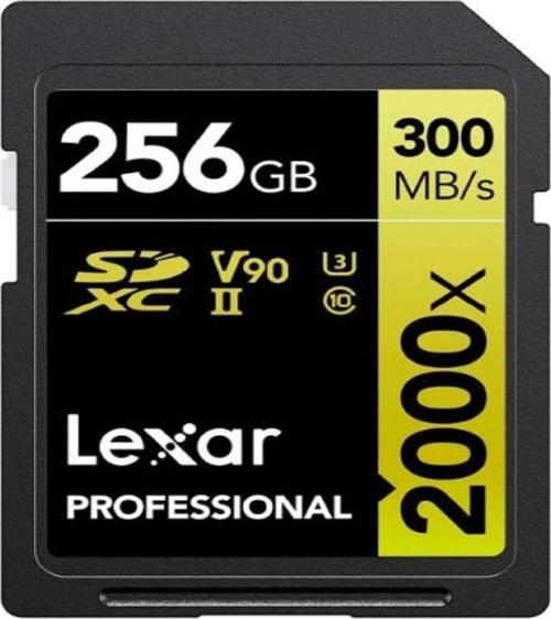 256GB Lexar® Professional 2000x SDXC