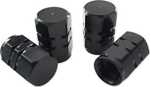 Autokit Hexagon Alüminyum Sibop Kapağı Siyah