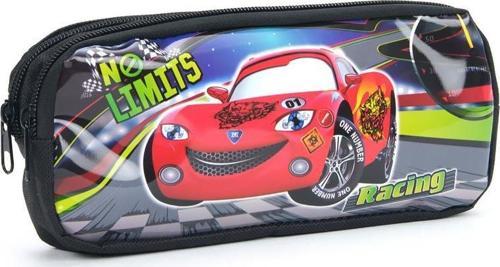 No Limits Cars Çocuk Okul Kalemliği - 2 Bölmeli Fermuarlı Kalemlik Arabalar Kalemlik Cars3
