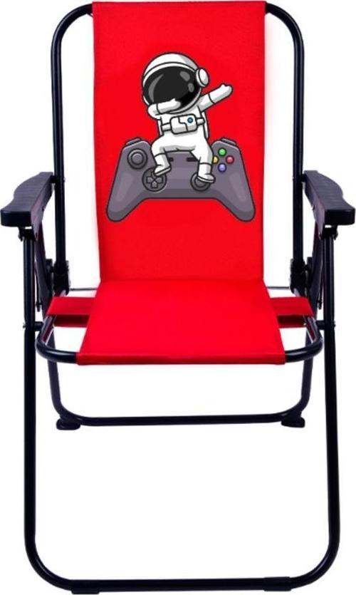 Game Astro LÜX Çocuk Piknik Sandalyesi-Mini Kamp Sandalyesi-KIRMIZI