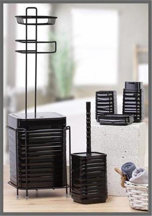 T.Concept Luna Kare 5li Banyo Seti OKY-1451 Siyah