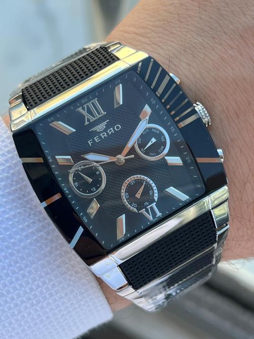 Çelik Kordon İç Fonksiyonları Aktif Chronograph 30 Mt Su Geçirmez Erkek Kol Saati EFM.11266.J2