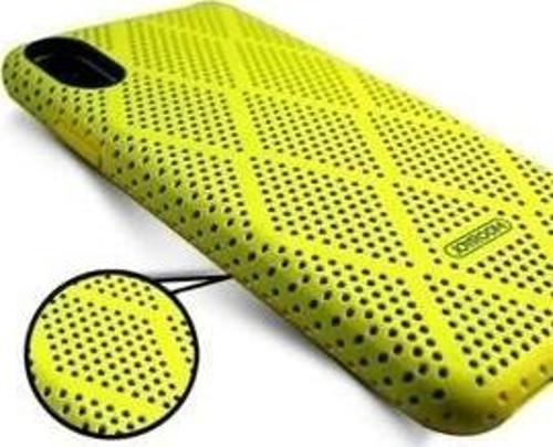iPhone X/XS Joyroom Huki Series Sarı Delikli Silikon Kılıf