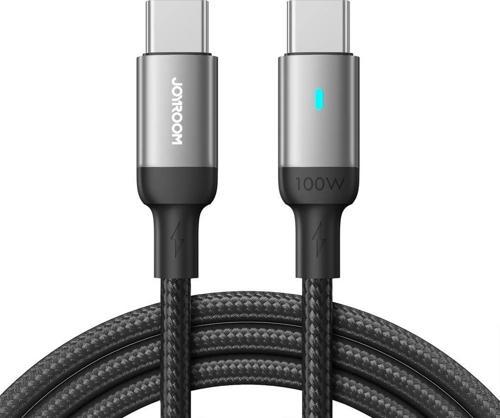 100W Type-C'den Type-C Örgü Şarj Ve Data Kablosu 3 Metre