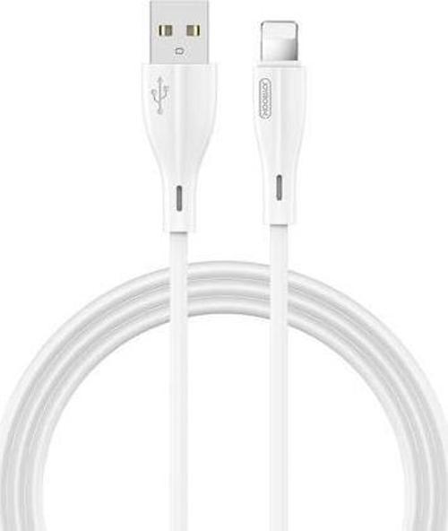 S-M405 2.4A İphone Lightning Şarj ve Data Kablosu PVC 1M Beyaz