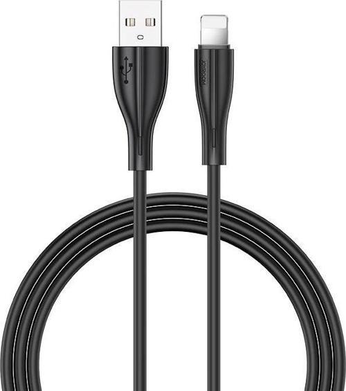 S-M405 2.4A Lightning Şarj ve Data Kablosu PVC 2M Siyah