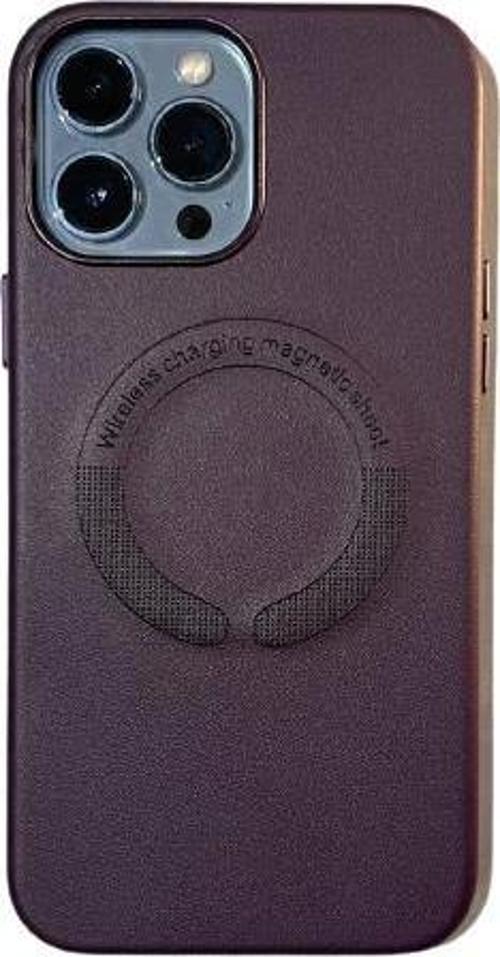 İphone 11 Magsafe Leather Kapak Kılıf