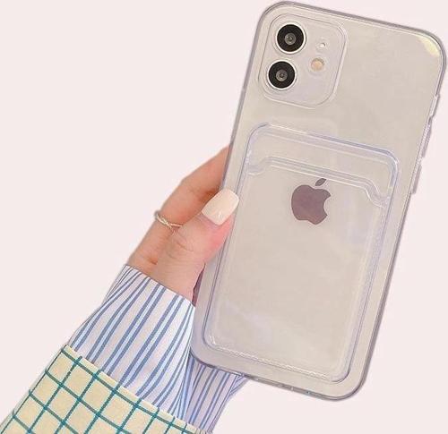 İphone 11 Şeffaf Kartlıklı Kamera Korumalı Telefon Kılıfı
