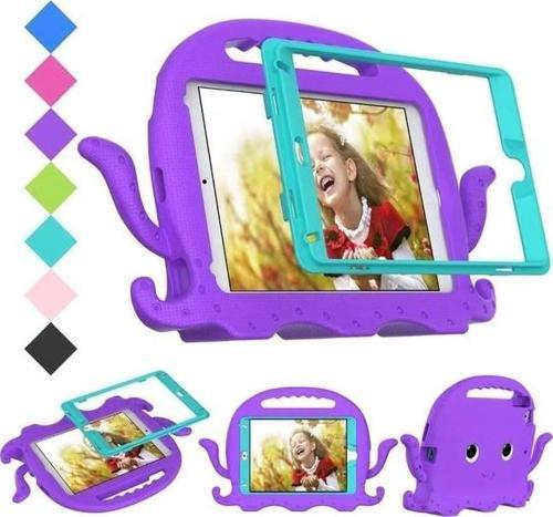 İpad Pro 11 10.9 Ahtapot Tutmalı Yumuşak Standlı Silikon Çocuk Tablet Kılıfı