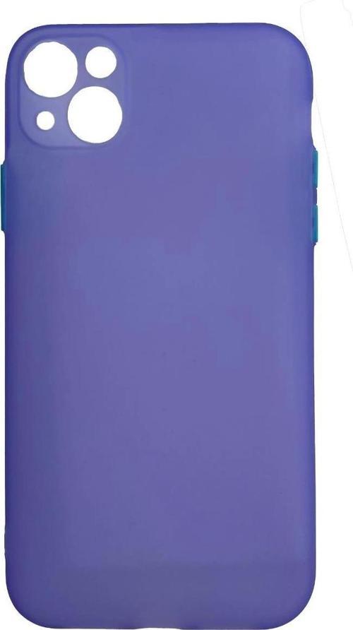 İphone 13 0,2 mm Buzlu Ultra ince Yumuşak Silikon Kamera Korumalı Slim Kılıf