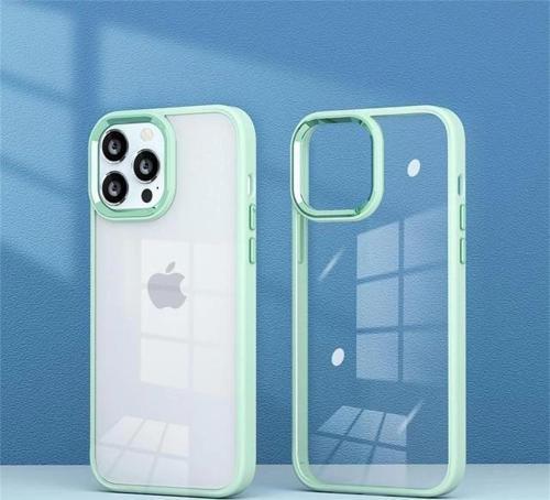 İphone 13 Pro Max Metal Kamera Çerçeveli Kenarları Renkli Kılıf