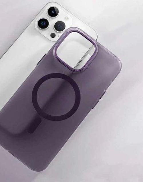 iPhone 14 Magsafe Şarj Özellikli Buzlu Sert Kılıf