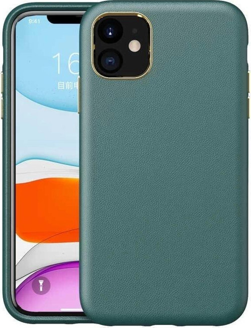 İphone 14 Plus Dik Kenarlı Deri Görünümlü Atlas Kapak